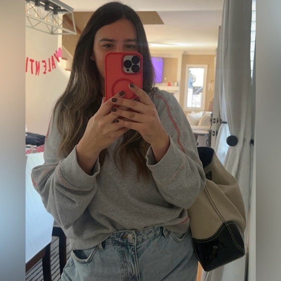 Prada Vernice-trimmed canapa tote - Picture 7 of 8